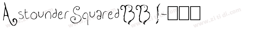 AstounderSquaredBB I字体转换